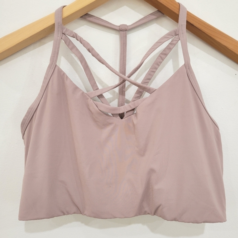 Pink Ultimate sports bra mauve size M